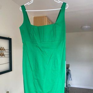 Calvin Klein Green Strapless Dress